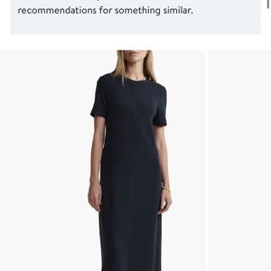 Varley HattieSeam Black Maxi Dress Size Medium